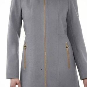 Michael kors grey wool peacoat size xs